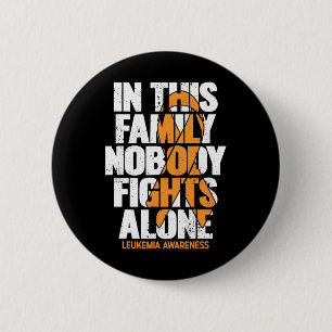 Badge Rond 5 Cm Sensibilisation à la leucémie Soutien familial Leu