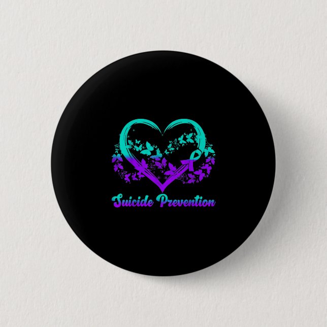 Badge Rond 5 Cm Sensibilisation à la prévention  (Devant)