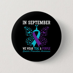 Badge Rond 5 Cm Sensibilisation à la prévention du suicide Betterf