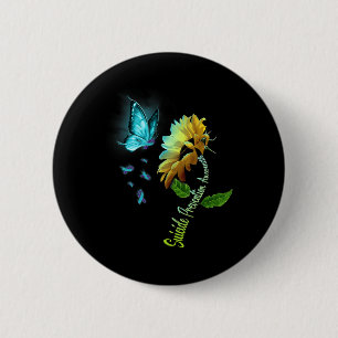 Badge Rond 5 Cm Sensibilisation à la prévention du suicide des tou