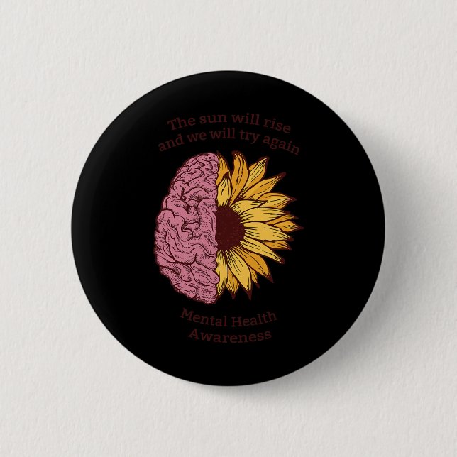 Badge Rond 5 Cm Sensibilisation à la santé 2 (Devant)