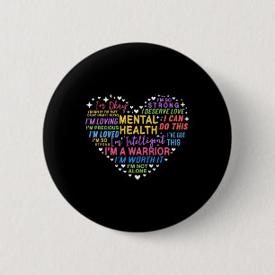 Badge Rond 5 Cm Sensibilisation à la santé cardiaque