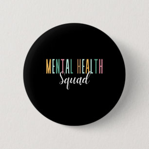 Badge Rond 5 Cm Sensibilisation à la santé mentale de l'Escadron d