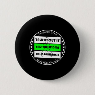 Badge Rond 5 Cm Sensibilisation à la santé Sensibilisation sur l'a