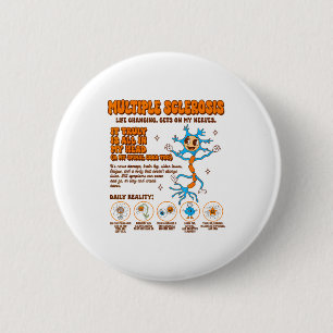 Badge Rond 5 Cm Sensibilisation à la sclérose en plaques me tape s