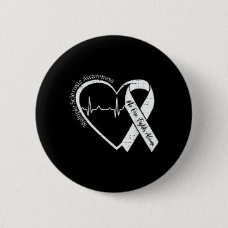 Badge Rond 5 Cm Sensibilisation à la sclérose en plaques Sclérose