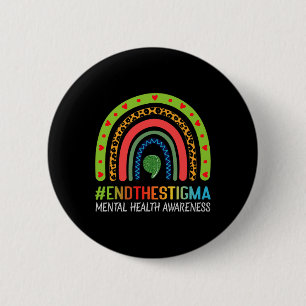 Badge Rond 5 Cm Sensibilisation à la stigmatisation de la santé me