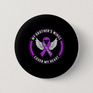 Badge Rond 5 Cm Sensibilisation à la surdose de drogue Mes ailes d
