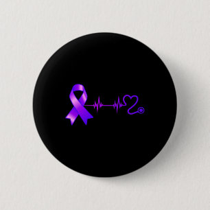 Badge Rond 5 Cm Sensibilisation à la surdose d'opioïde au ruban de