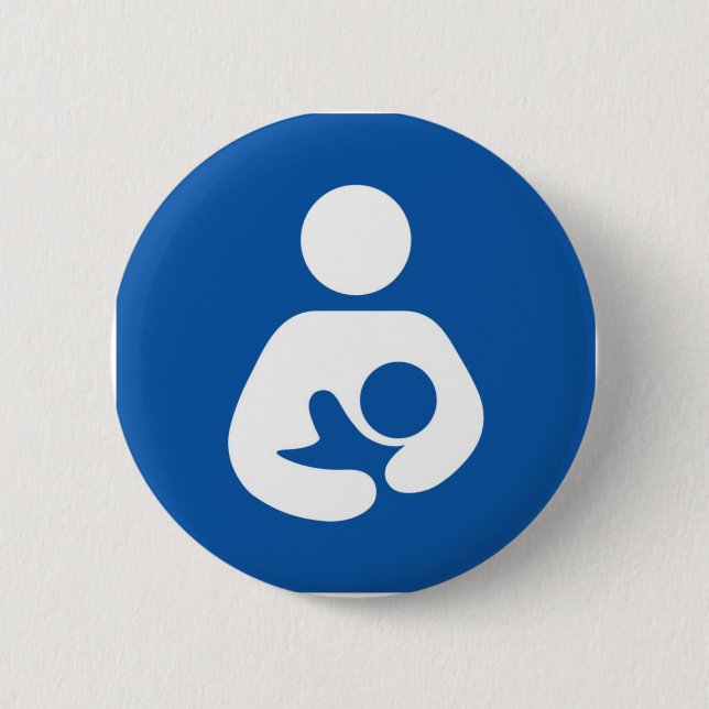 Badge Rond 5 Cm Sensibilisation à l'allaitement maternel (Devant)