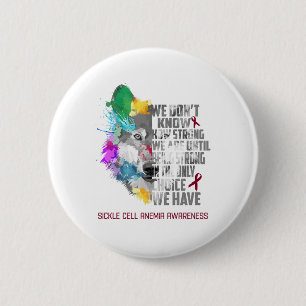 Badge Rond 5 Cm Sensibilisation à l'anémie de la faucille Cadeaux