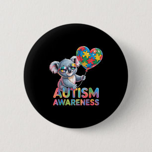 Badge Rond 5 Cm Sensibilisation à l'autisme