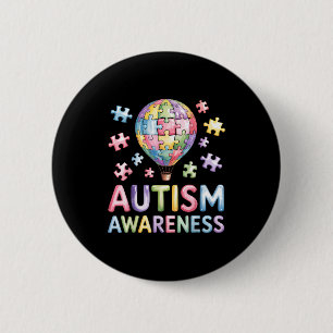Badge Rond 5 Cm Sensibilisation à l'autisme 