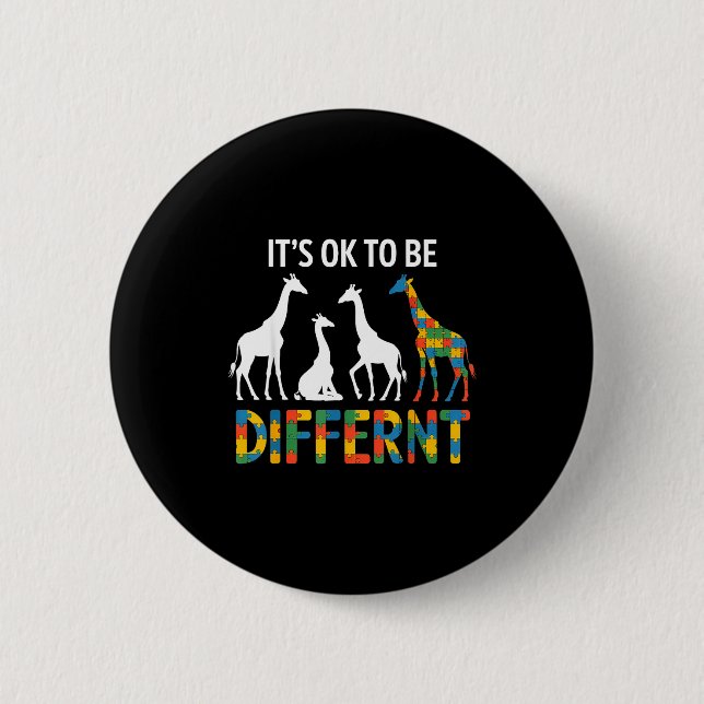 Badge Rond 5 Cm Sensibilisation à l'autisme  (Devant)