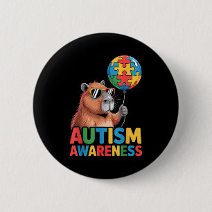 Badge Rond 5 Cm Sensibilisation à l'autisme