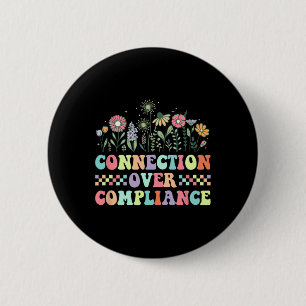 Badge Rond 5 Cm Sensibilisation à l'autisme conforme à la connexio