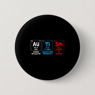 Badge Rond 5 Cm Sensibilisation à l'autisme femmes hommes enfants