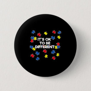 Badge Rond 5 Cm Sensibilisation à l'autisme pour les enfants autis