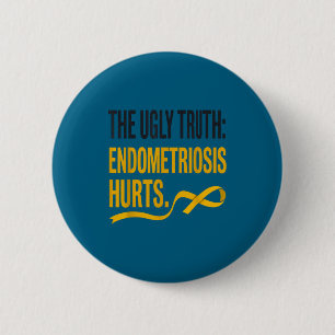 Badge Rond 5 Cm Sensibilisation à l'endométriose - endométriose