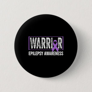Badge Rond 5 Cm Sensibilisation à l'épilepsie - Guerrier de sensib