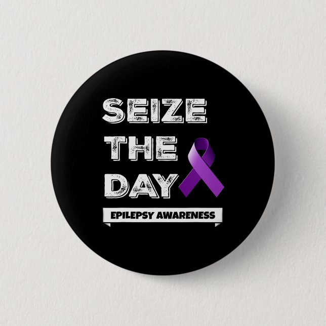 Badge Rond 5 Cm Sensibilisation à l'épilepsie T 1  (Devant)