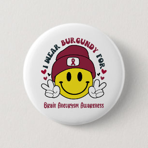 Badge Rond 5 Cm Sensibilisation à l'neurysme cérébral Cadeaux de s