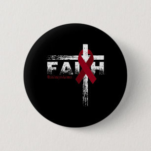 Badge Rond 5 Cm Sensibilisation à l'neurysme cérébral Foi chrétien