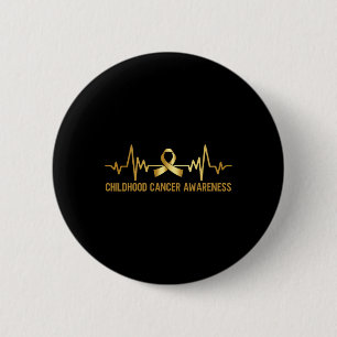 Badge Rond 5 Cm sensibilisation au cancer de l'enfance septembre c