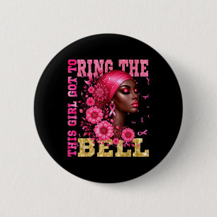 Badge Rond 5 Cm Sensibilisation au cancer du sein Chimio Cette fil