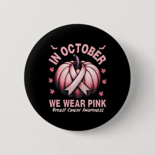 Badge Rond 5 Cm Sensibilisation Au Cancer Du Sein En Octobre Nous