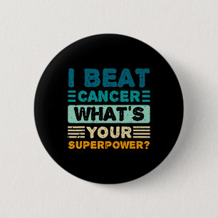 Badge Rond 5 Cm Sensibilisation au cancer du sein Je bat le cancer