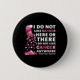 Badge Rond 5 Cm Sensibilisation au cancer du sein Je n'aime pas le