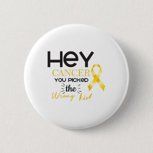 Badge Rond 5 Cm Sensibilisation au cancer infantile Vous avez choi