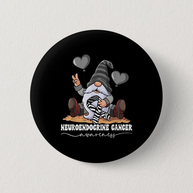 Badge Rond 5 Cm Sensibilisation au cancer neuroendocrinien (Devant)