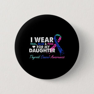 Badge Rond 5 Cm Sensibilisation Au Cancer Pour Mon Costume Fille R