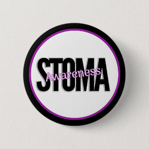 Badge Rond 5 Cm Sensibilisation au stome
