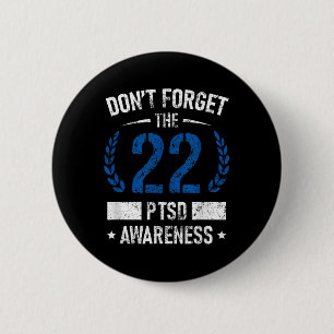 Badge Rond 5 Cm Sensibilisation au suicide par la Tstd Soldat vété