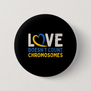Badge Rond 5 Cm Sensibilisation au syndrome de Down Syndrome de Do