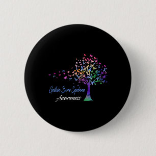 Badge Rond 5 Cm Sensibilisation au syndrome de l'anneau du ruban d