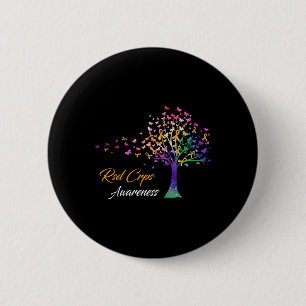 Badge Rond 5 Cm Sensibilisation aux CRPS du ruban de l'arbre
