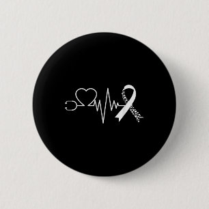 Badge Rond 5 Cm Sensibilisation aux maladies cardiaques Go Red In