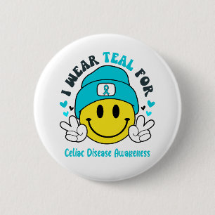 Badge Rond 5 Cm Sensibilisation aux maladies coeliaques Cadeaux de