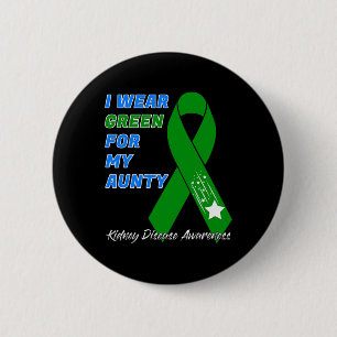 Badge Rond 5 Cm Sensibilisation aux maladies du rein Dialyse Trans