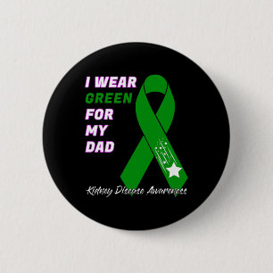 Badge Rond 5 Cm Sensibilisation aux maladies du rein Dialyse Trans