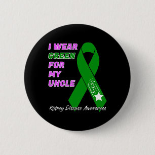 Badge Rond 5 Cm Sensibilisation aux maladies du rein Dialyse Trans