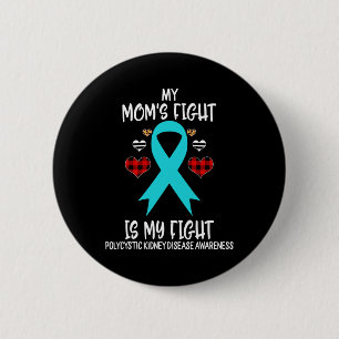 Badge Rond 5 Cm Sensibilisation aux maladies du rein Le combat de 