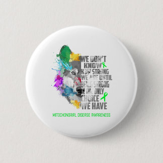 Badge Rond 5 Cm Sensibilisation aux maladies mitochondriales Souti