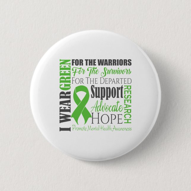 Badge Rond 5 Cm Sensibilisation aux problèmes de santé (Devant)