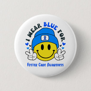 Badge Rond 5 Cm Sensibilisation aux soins d'appoint Ruban Cadeaux