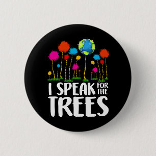 Badge Rond 5 Cm Sensibilisation de l'environnement Je Parle Pour L